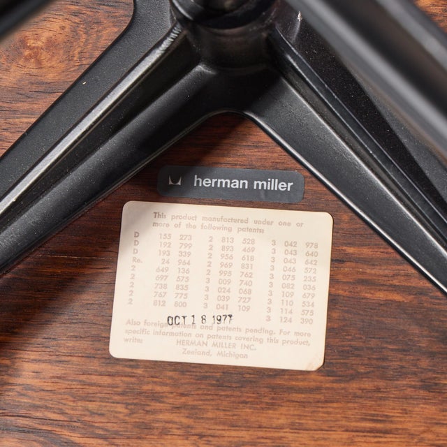 Charles and Ray Eames for Herman Miller Mid Century Rosewood Eames Lounge Chair and Ottoman For Sale - Image 10 of 10