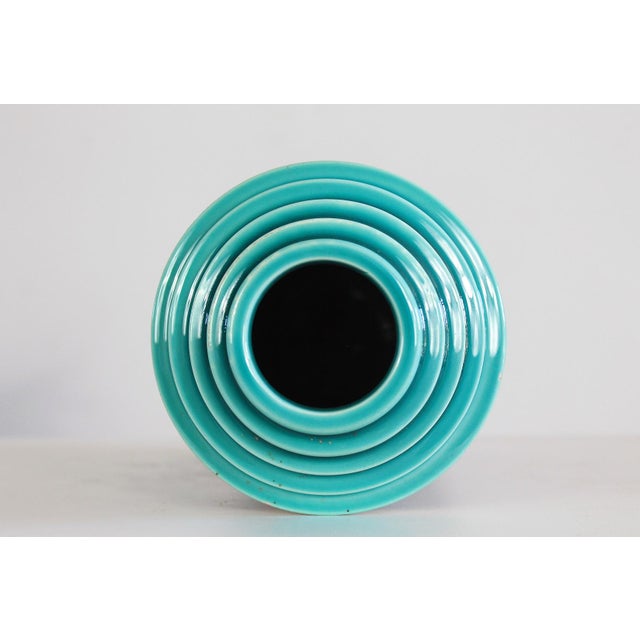 Stepped Series Vase in Enameled Ceramic by Ettore Sottsass, 1990s For Sale - Image 6 of 9