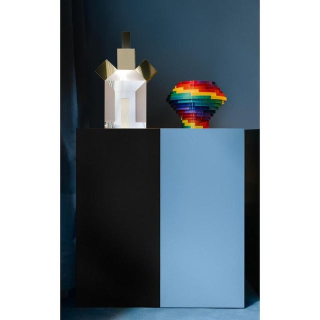 Domestic Architecture Sculpture in Powder-Coated Aluminum by Altreforme For Sale - Image 4 of 8