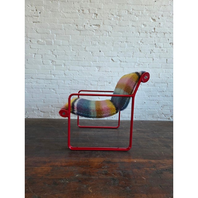 Mid-Century Modern 70s Knoll Sling Chair by Hannah & Morrison For Sale - Image 3 of 13