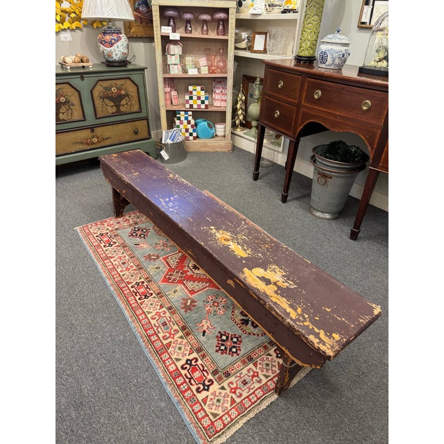 Early 19th Century 19th Century Antique Cricket Bench For Sale - Image 5 of 8