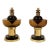 Pair of Mid-Century Modern Murano Glass Lamps 80s For Sale