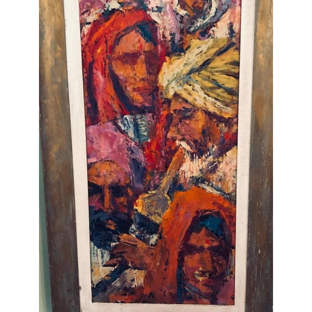 Mid Century Signed Impasto by Victor Olsen For Sale - Image 9 of 13