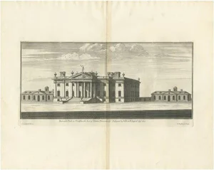 Campbell, Illustration of Duncombe Park, 1725, Print