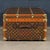 Metal Vintage Steamer Trunk in Monogram Canvas from Louis Vuitton, France, 1930 For Sale - Image 7 of 18