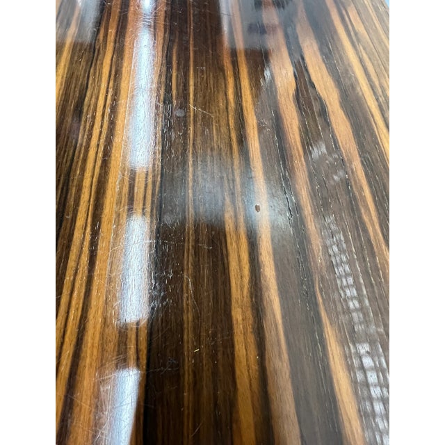 1970s Striking Mid Century Belgium Rosewood Credenza With Asian Motif For Sale - Image 12 of 13