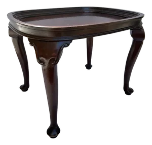 Queen Anne Carved Wood Table