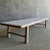 1940s Vintage Elm Wood Coffee Table For Sale - Image 4 of 10