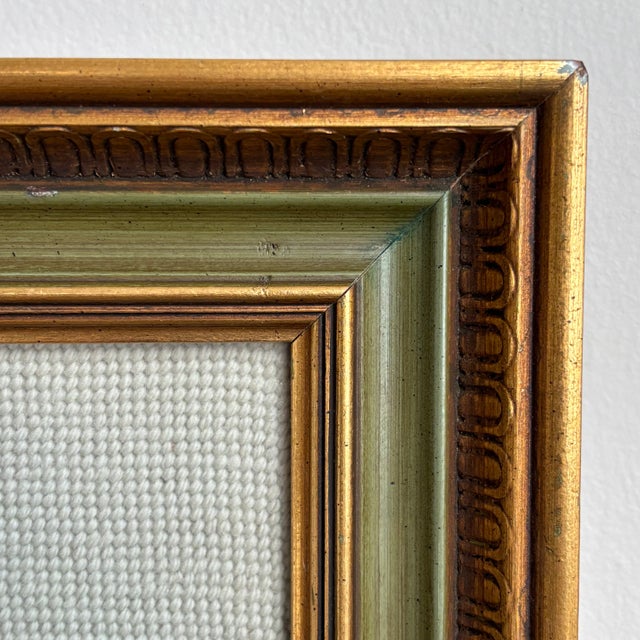 Wood 20th Century Floral Still Life Needlepoint -- Framed For Sale - Image 7 of 18