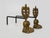 Early 20th Century Bronze Andirons with Lions Paw Feet For Sale - Image 4 of 9
