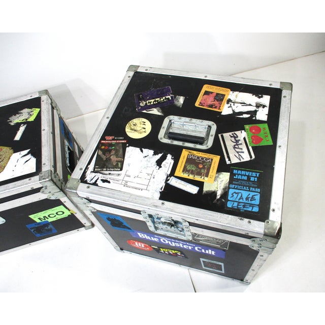 1980s Rock and Roll Coffee and Side Table Road Cases 2pcs. For Sale - Image 5 of 16