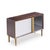 Wood Thomas Pheasant for Baker Furniture Janus Cabinet Credenza For Sale - Image 7 of 8