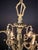 French Antique French Brass & Crystal Chandelier For Sale - Image 3 of 10