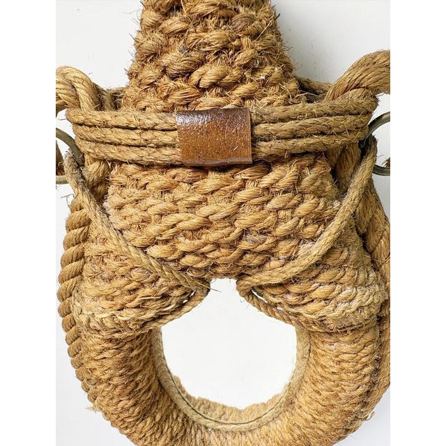 1960s Small Rope Mirror, France, 1960s For Sale - Image 5 of 12