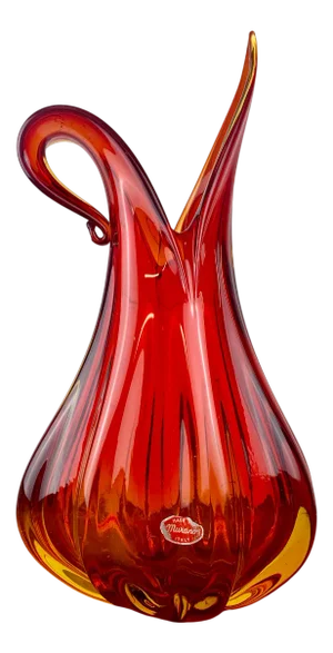 Italian Murano Glass Vase, 1960s