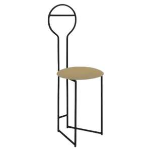 Joly Chairdrobe in Black with High Back by Colé Italia