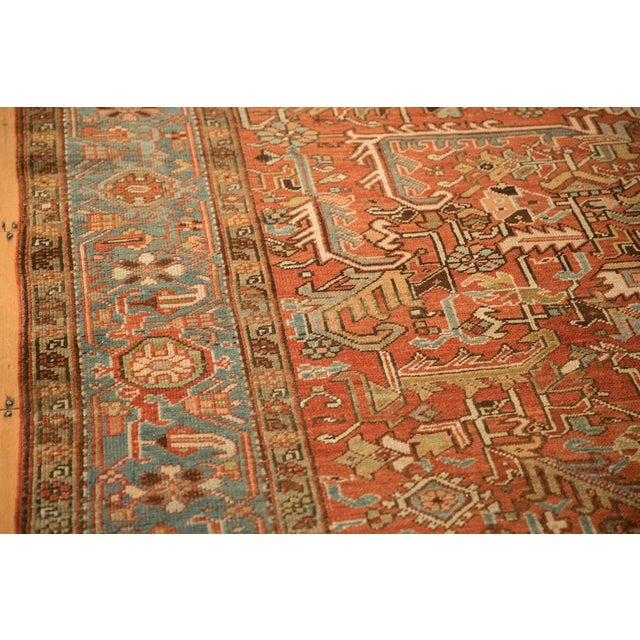 Vintage Heriz Carpet - 7'10" x 11' For Sale - Image 10 of 13