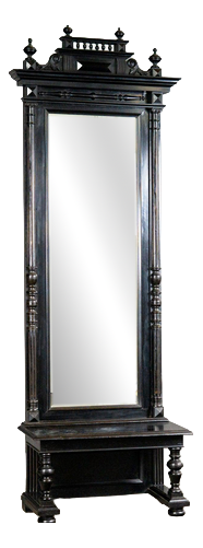 Gründerzeit Wall Mirror, Late 19th Century