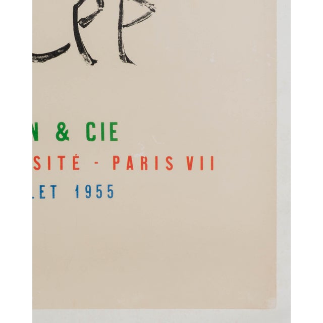 Original Paul Klee Mid-Century Lithograph Exhibition Poster, 1955 For Sale - Image 9 of 9