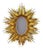 Large Golden Wood Sun Mirror, 1920s For Sale