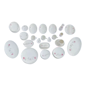 1950s Mid-Century Modern Franciscan Ware Duet China Set- 59 Pieces