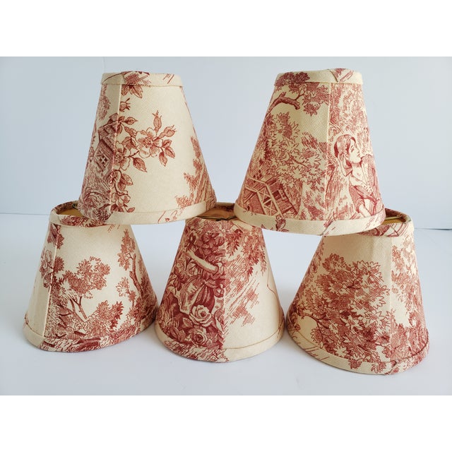 Toile De Jouy Chandelier Lamp ShadesSet of 5 Chairish