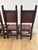 Wood Vintage South Cone Trading Co. Spanish Colonial Peruvian Leather Dining Chairs- Set of 4 For Sale - Image 7 of 14