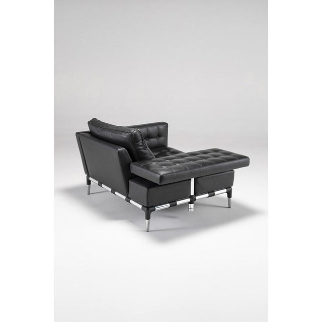 Prive Leather Lounge Chairs by Phillippe Starck for Cassina, Italy, 2010s, Set of 3 For Sale - Image 3 of 18