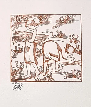 Aristide Maillol, Georgics, Woodcut, 1950
