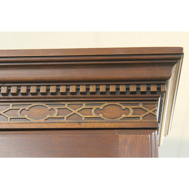 Brown Councill Craftsmen Mahogany Secretary Desk For Sale - Image 8 of 10