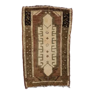 Vintage Turkish Yastik Rug - 01'10 X 03'00