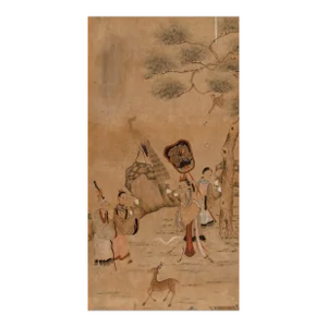 19th Century Chinese School Painting on Silk