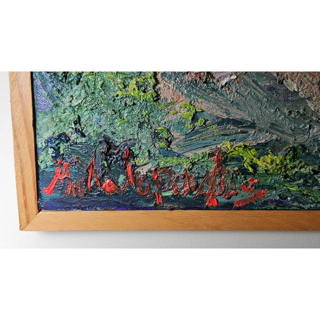 Paint James Michalopoulos Painting of New Orlean's Mausoleums For Sale - Image 7 of 12