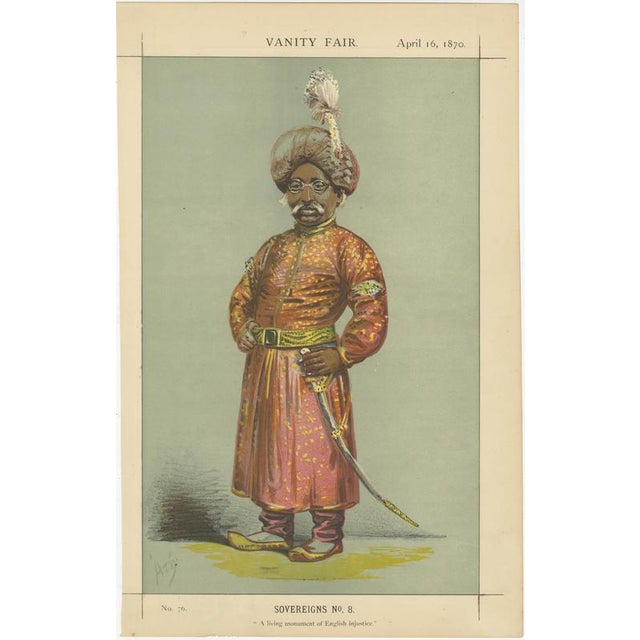 Paper Vanity Fair Portraits Statesman and Sovereign, 1870, Paper, Set of 3 For Sale - Image 7 of 9