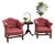 Pair of Vintage St. Timothy Tufted English Traditional Lounge Chairs – Hickory, Nc For Sale