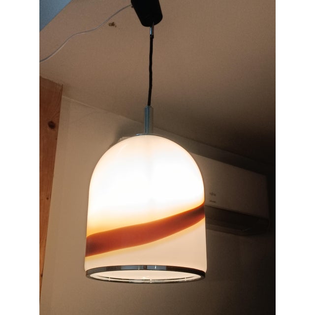 Murano Glass Pendant Lamp, 1970s For Sale - Image 6 of 9