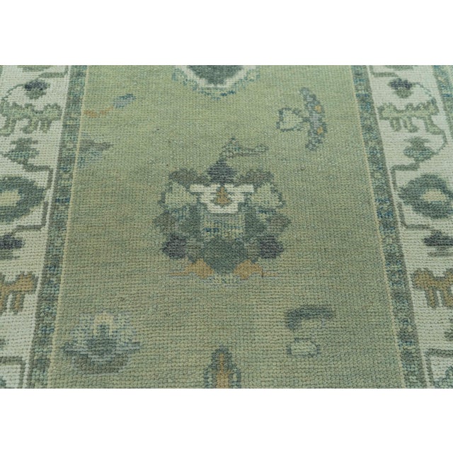 Turkish Turkish Oushak Rug 2'11" x 13'7" #19101 For Sale - Image 3 of 8