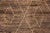 Earthy Brown Tribal Design Modern Moroccan Hallway Runner Rug, Country /Origin: Afghanistan, Rug Date: New / Modern