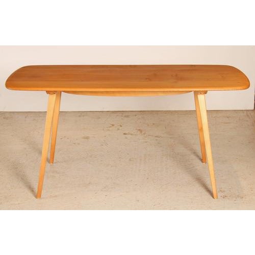 Brown Mid-Century Modern Model 382 Plank Dining Table from Ercol, 1960s For Sale - Image 8 of 8