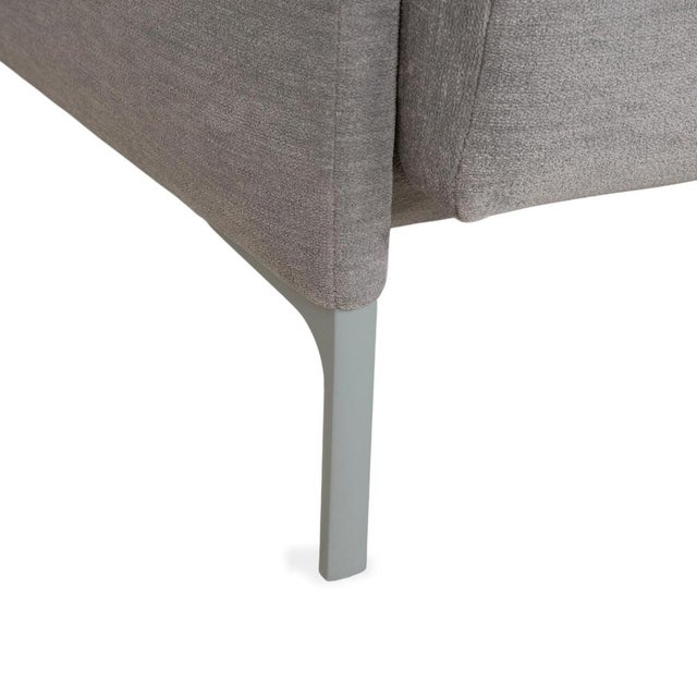 Textile Avalanche Armchair in Grey Fabric from Cor For Sale - Image 7 of 14