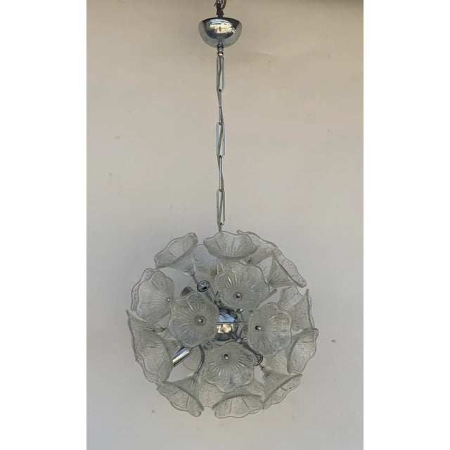 Mid-Century Italian Venini Chandelier For Sale - Image 10 of 10