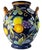 Large 16+ In. Villa Bellagio Majolica Orcio Cobalt Blue Fruit Double-Handled Jug Urn Vase For Sale - Image 17 of 18