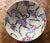 Tan Chinese Floral Chintz Hand Painted Catchall Bowl For Sale - Image 8 of 11