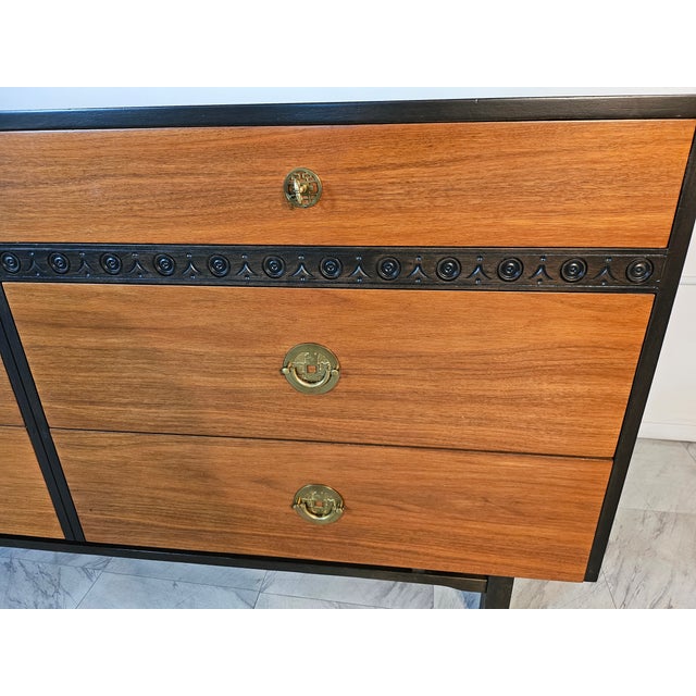 Wood 1970s Walnut Dresser For Sale - Image 7 of 12