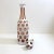 Mid-Century Modern 1950s Czech Bottle Peach Glass With White Overlay For Sale - Image 3 of 6
