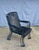 Dogwood Outdoor Patio Dining Set 4 Chairs 48" Pedestal Table Meadowcraft Attributed For Sale - Image 4 of 10