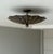 Handmade Brass Flush Mount Ceiling Light | Sculptural Flower Petal Light Fixture For Sale - Image 9 of 13