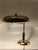 Metal Brass Table Lamp with Swivel Arm from La Maison Desny, France, 1950s For Sale - Image 7 of 9