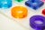 Vintage Haziza Jewel Toned Lucite Tic Tac Toe Set Game, 1970's For Sale - Image 9 of 13
