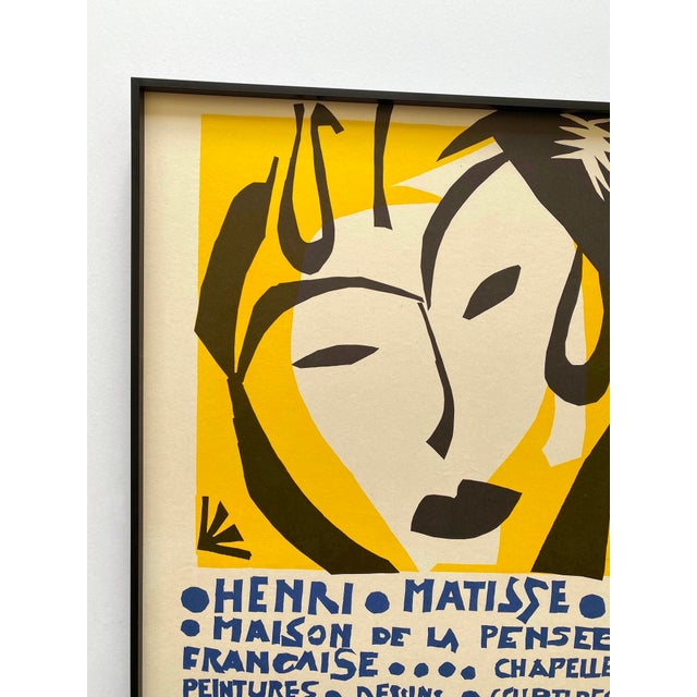 Henri Matisse Vintage 1960 Mid Century Modernist Lithograph